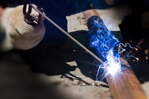 Welding large