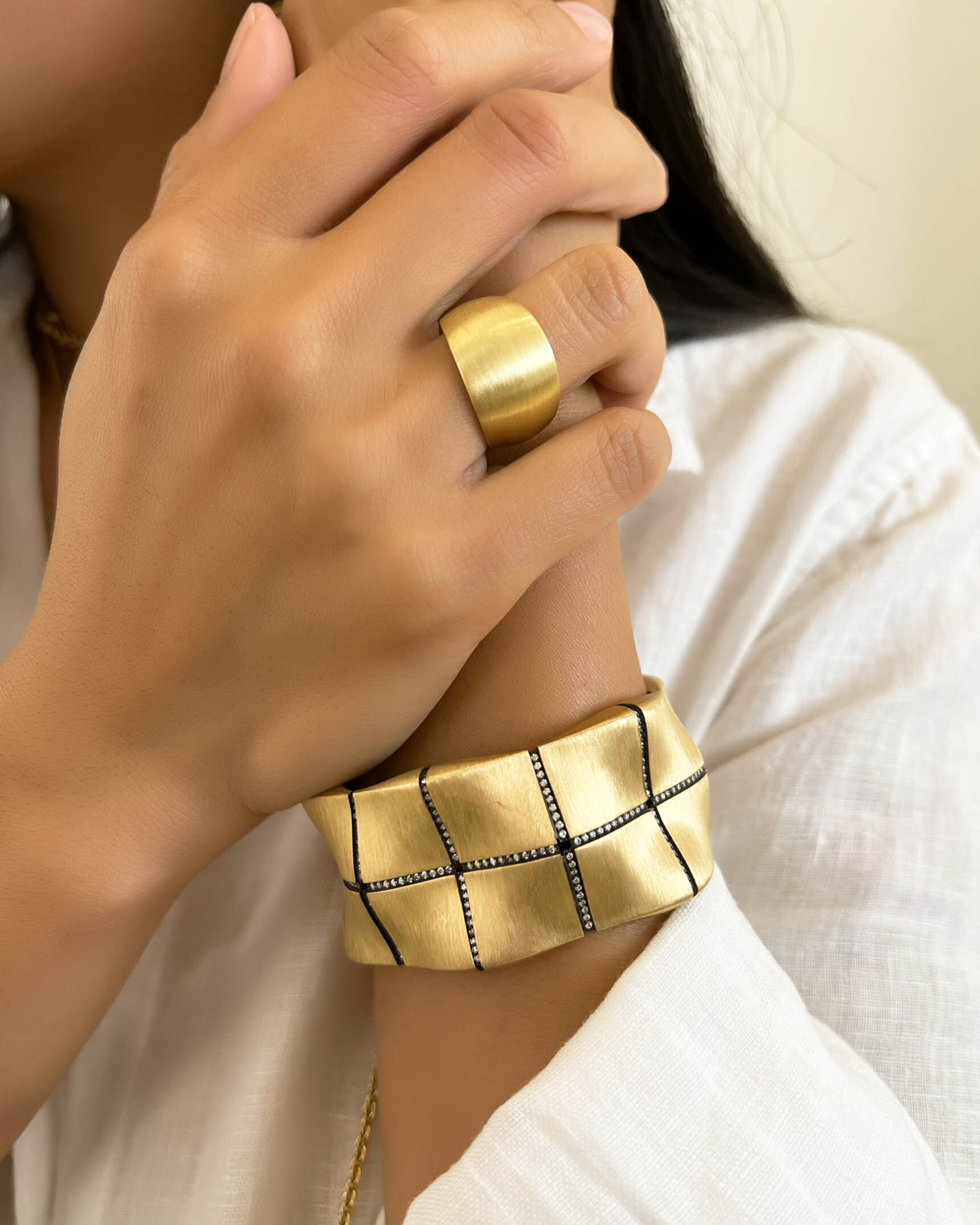 Yellow Gold Ring and Bracelet RWEDY02972 - BGD00208 XX
