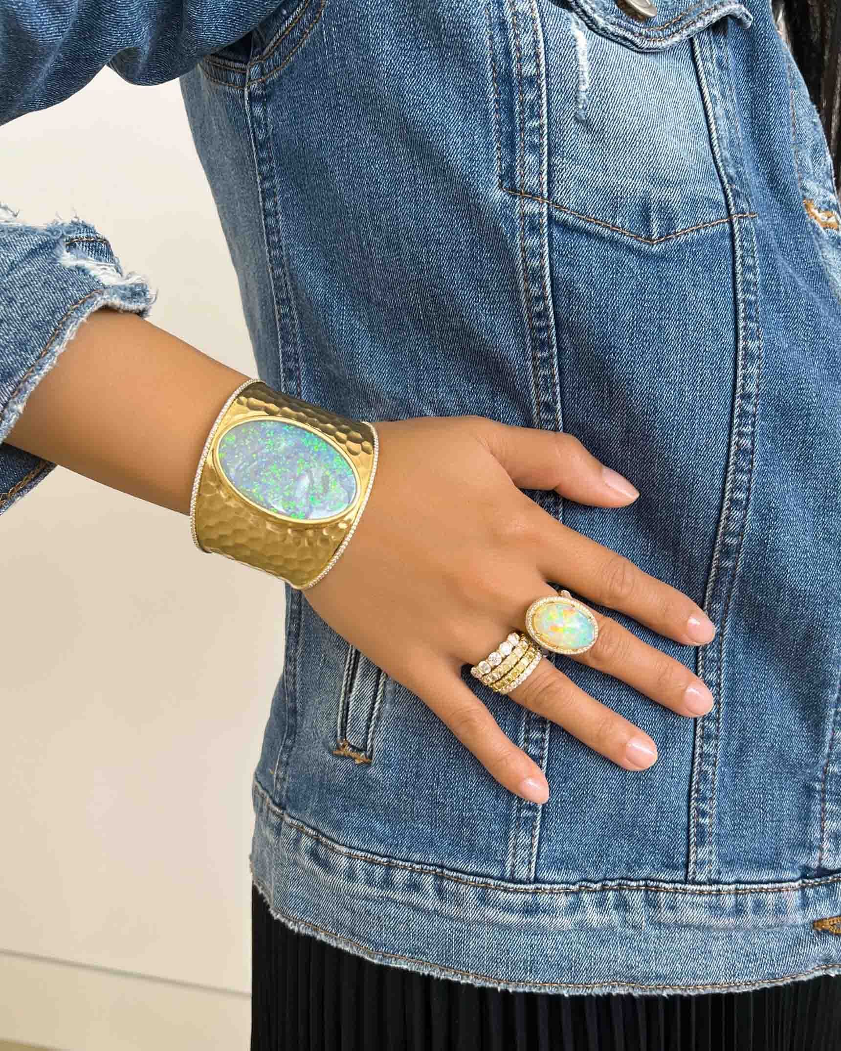 Opal Bracelet_Ring and Yellow Gold and Diamond Wedding Bands BCDKK02384 - RCDMS03383 - RADYG02204 - RADYG02133 - RADYG01535 - RADYG01562