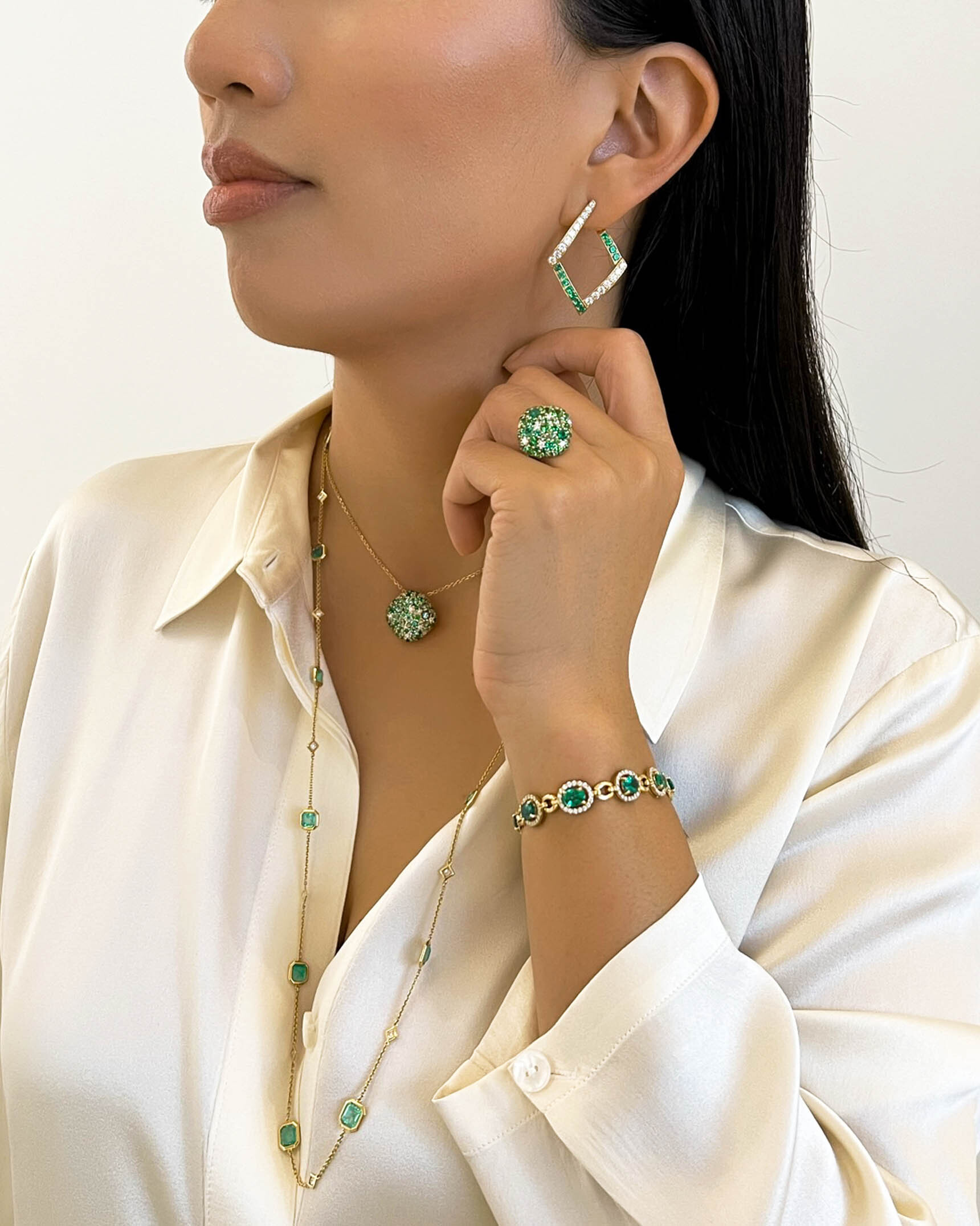 Emerald Jewelry ECDKK03169 - NCOTK01651 - PNC6K01955 - RCMS03374 - BCDKK02543