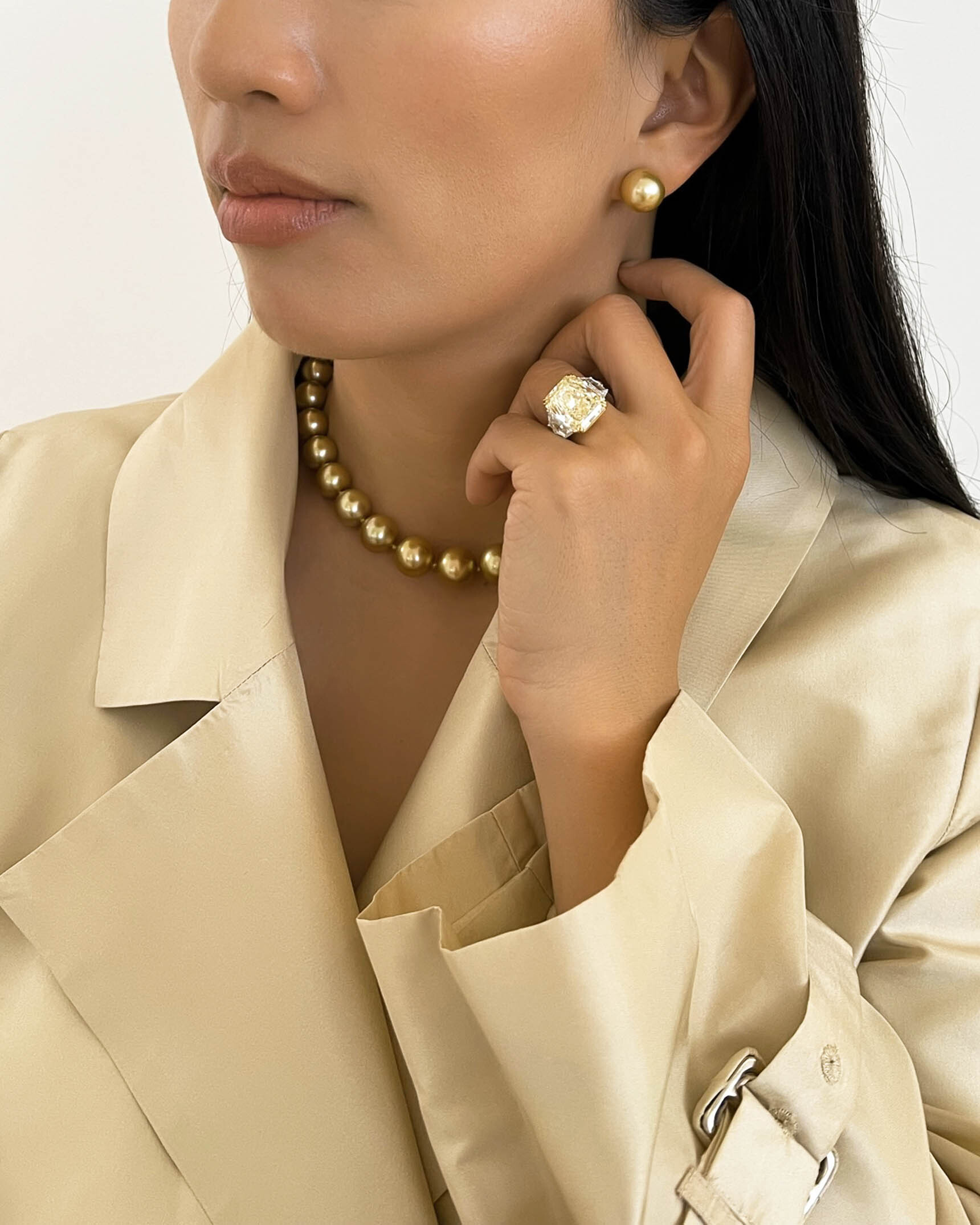 Golden Pearls and Yellow Diamond ESSST00273 - SSN1800604 - RDCU404989