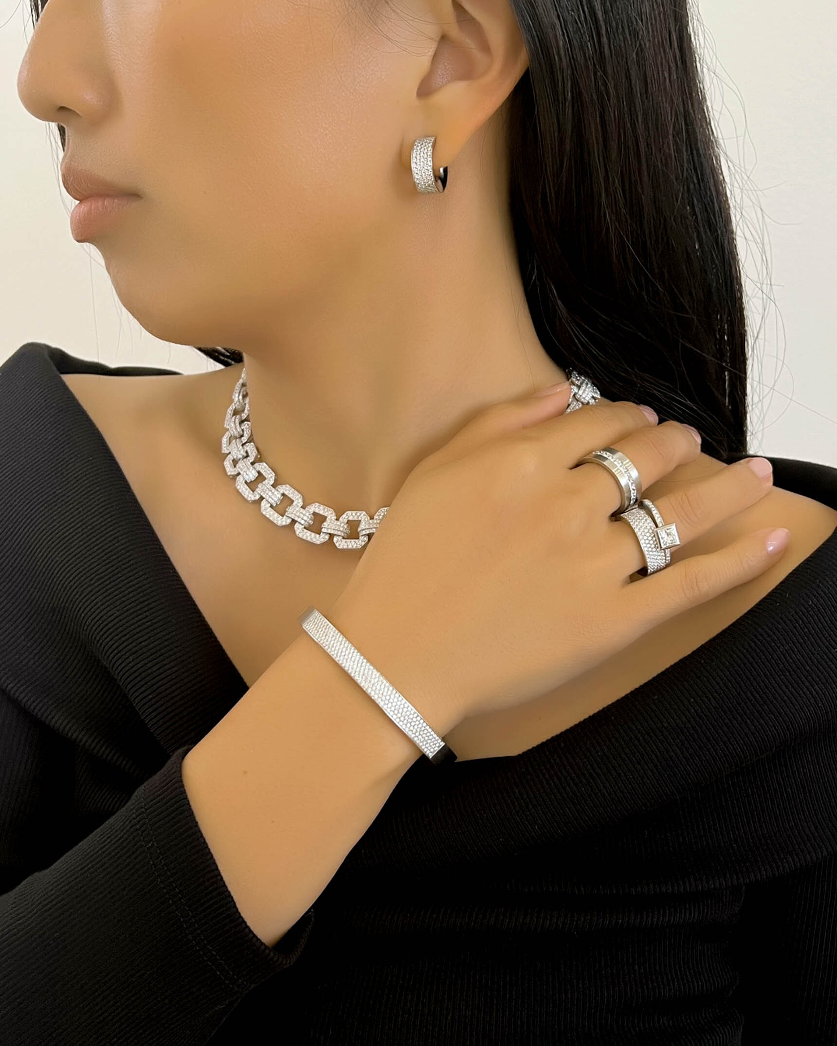 Pave Diamond Jewelry EDFKK01955 - NDOTK02696 - BDOTK02124 - RADPL02838 - RDCU101651 - RADPL04300