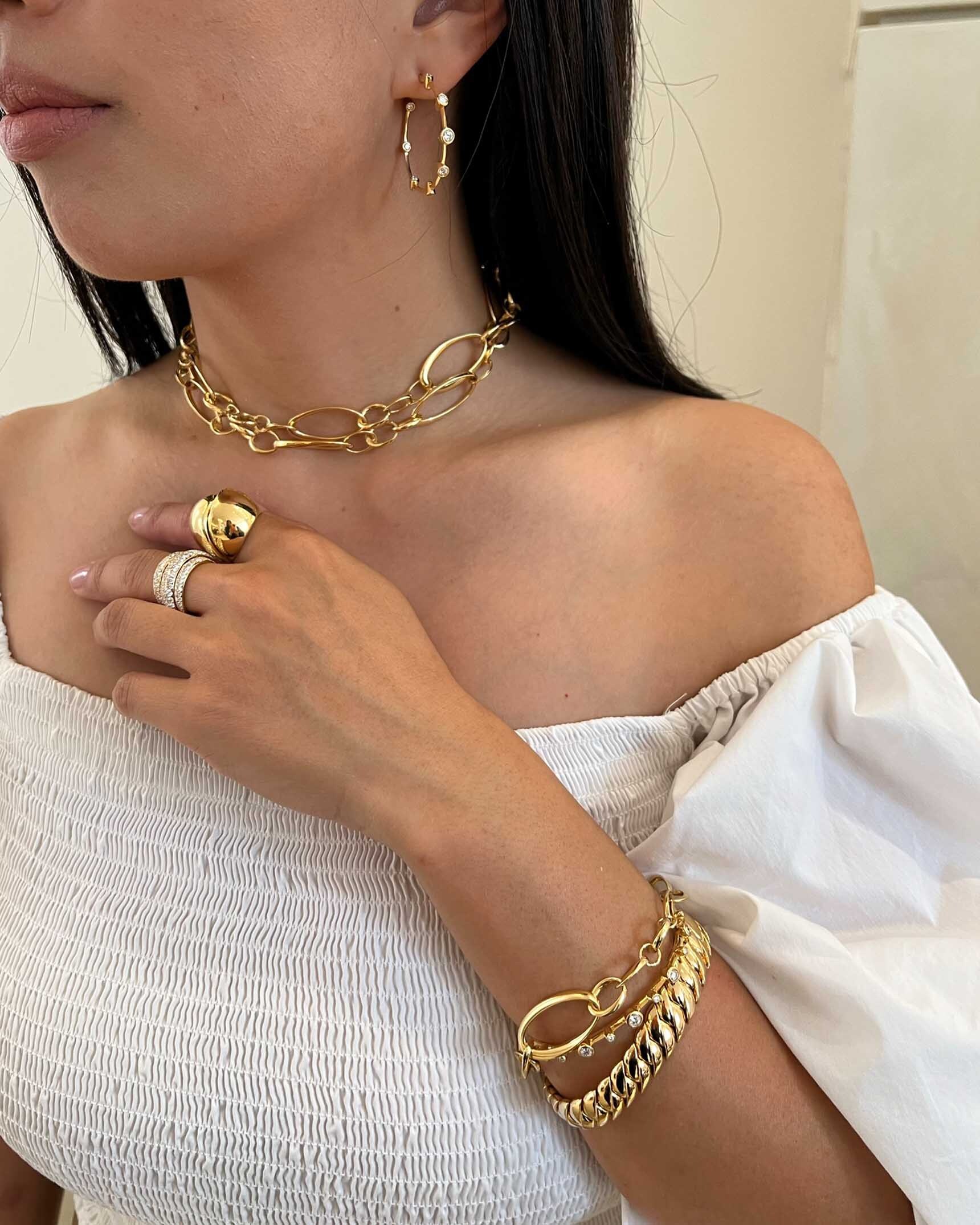 Yellow Gold Necklace_Rings_and Bracelets CHG3000257 - RFYG00562 - RFDG03971 - BGO5K00430 - BDUTK01688 XX