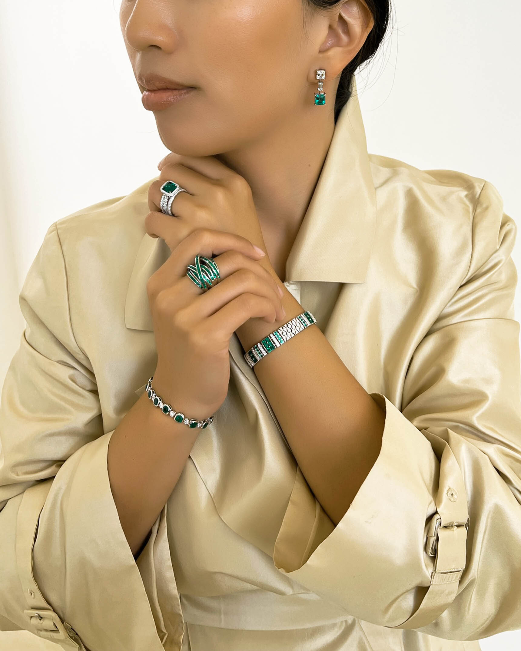 Emerald and Diamond Rings_Earrings and Bracelets RADPL05210 - RMD7U01205 - RADWG02231 - RCEM00133 - ECDKK03070 - BCDKK02641 - BCDKK02632