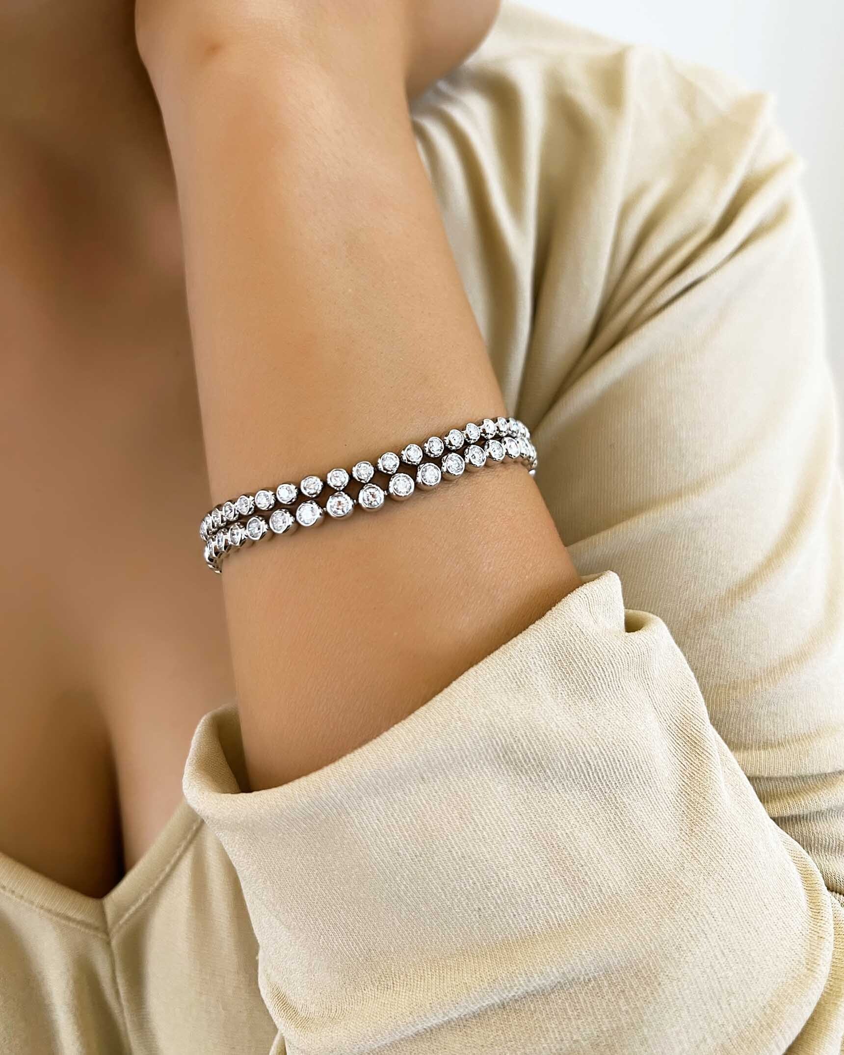 White Gold and Diamond Bracelets BDOTK05176 - BDUTK01768 XX