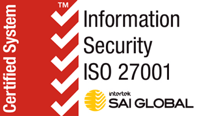 ISO 27001 Information Security Certified