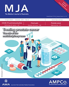 MJA 214 6 285 April29 cover