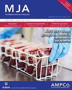 MJA 216 6 4 April cover