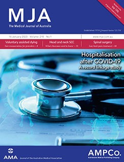 MJA 218 1 16 Jan cover