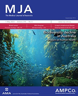MJA 218 8 1 May cover