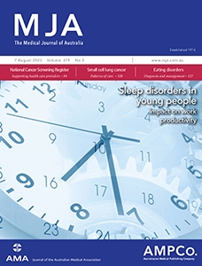 MJA 219 3 7 August cover