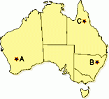 Map of Australia
