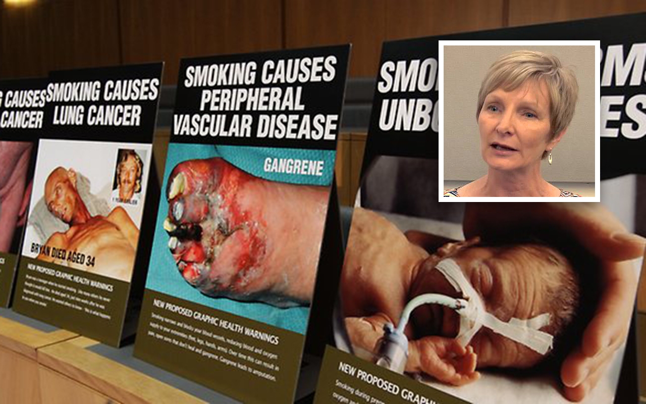 Graphic cigarette pack warnings, with Prof Melanie Wakefield