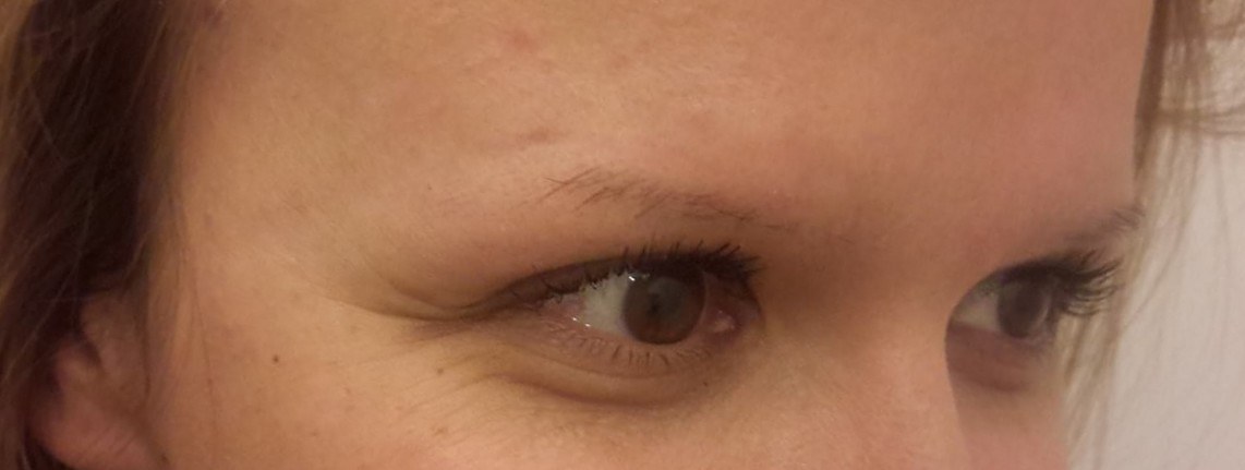 Permanent make-up eyebrows — after