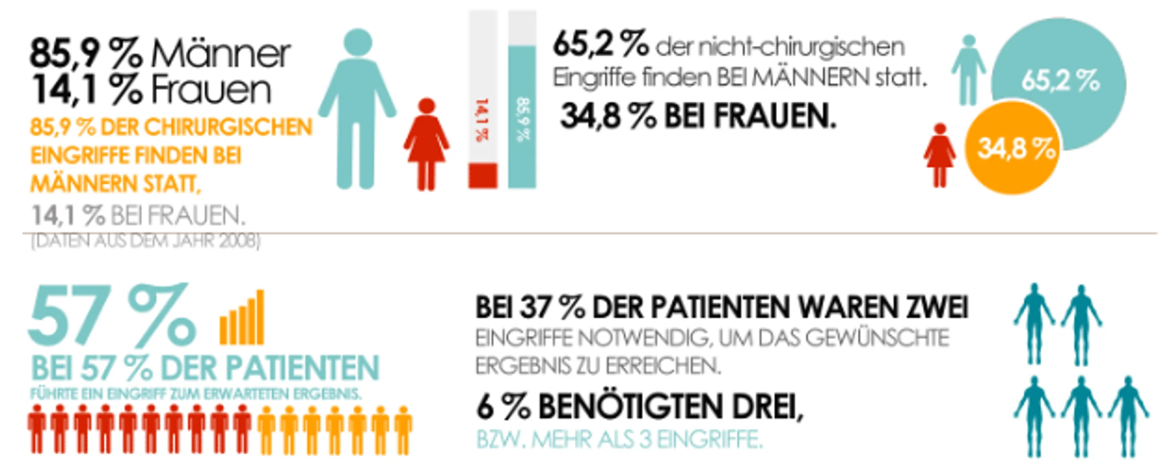 Infografik "Fakten, Zahlen & Interessantes über Haartransplantation"