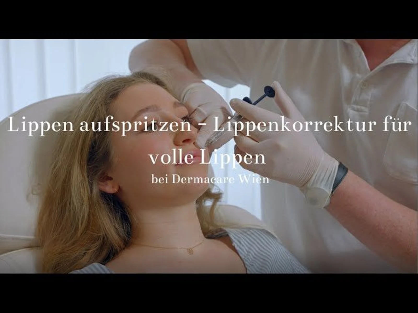 Lippen aufspritzen - Lippenkorrektur für volle Lippen bei Dermacare Wien