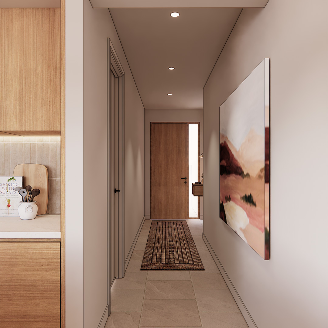 Arli Homes Lumi Earth and Ember Deanside Entry View 01 Final Render