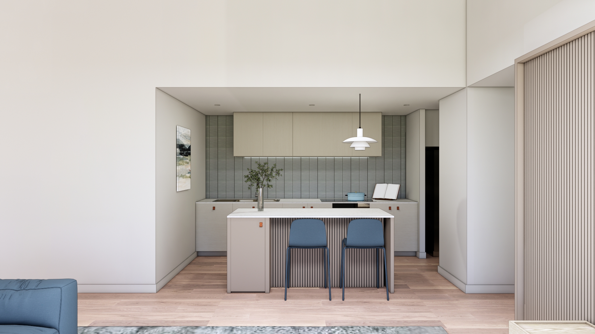 Arli Homes Lumi Nordic Light Clyde North Kitchen Final Render