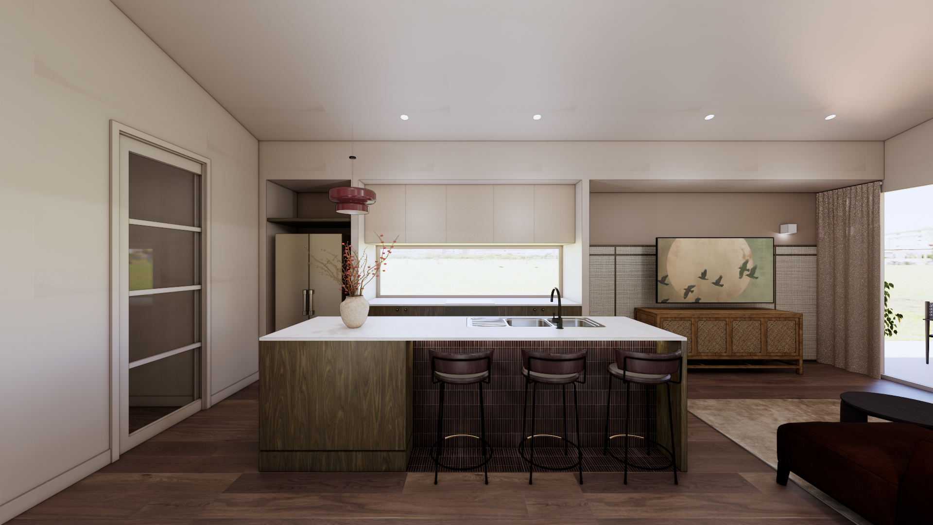Arli Homes Lumi Silk Spice Donnybrook Kitchen Final Render