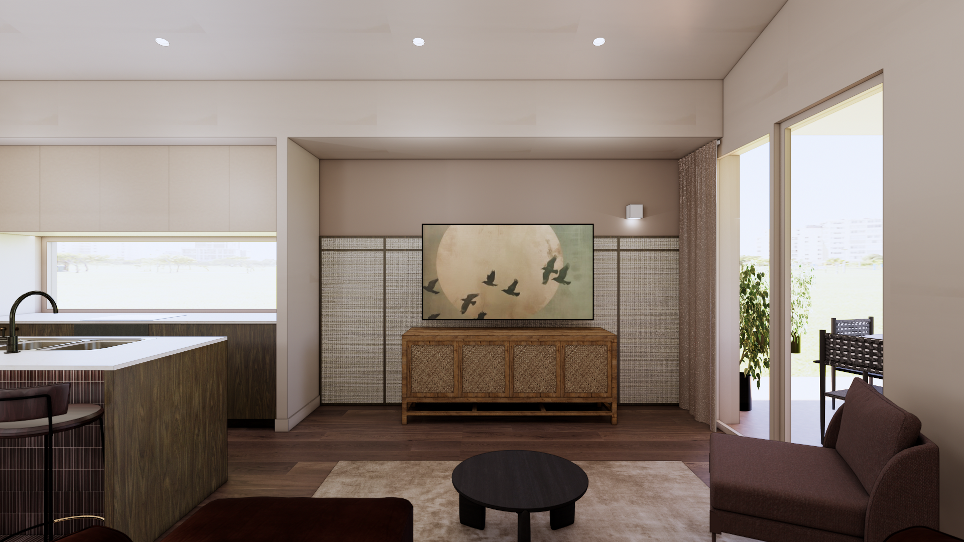 Arli Homes Lumi Silk Spice Donnybrook Living Final Render