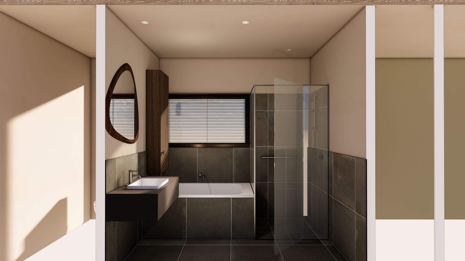 Arli Homes Lumi Tierra Clyde North Bath Shower Final Render