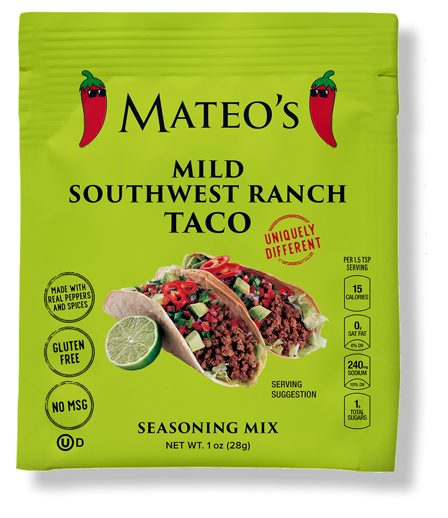 Mateo's Mild Southwest Ranch Taco Seasoning
