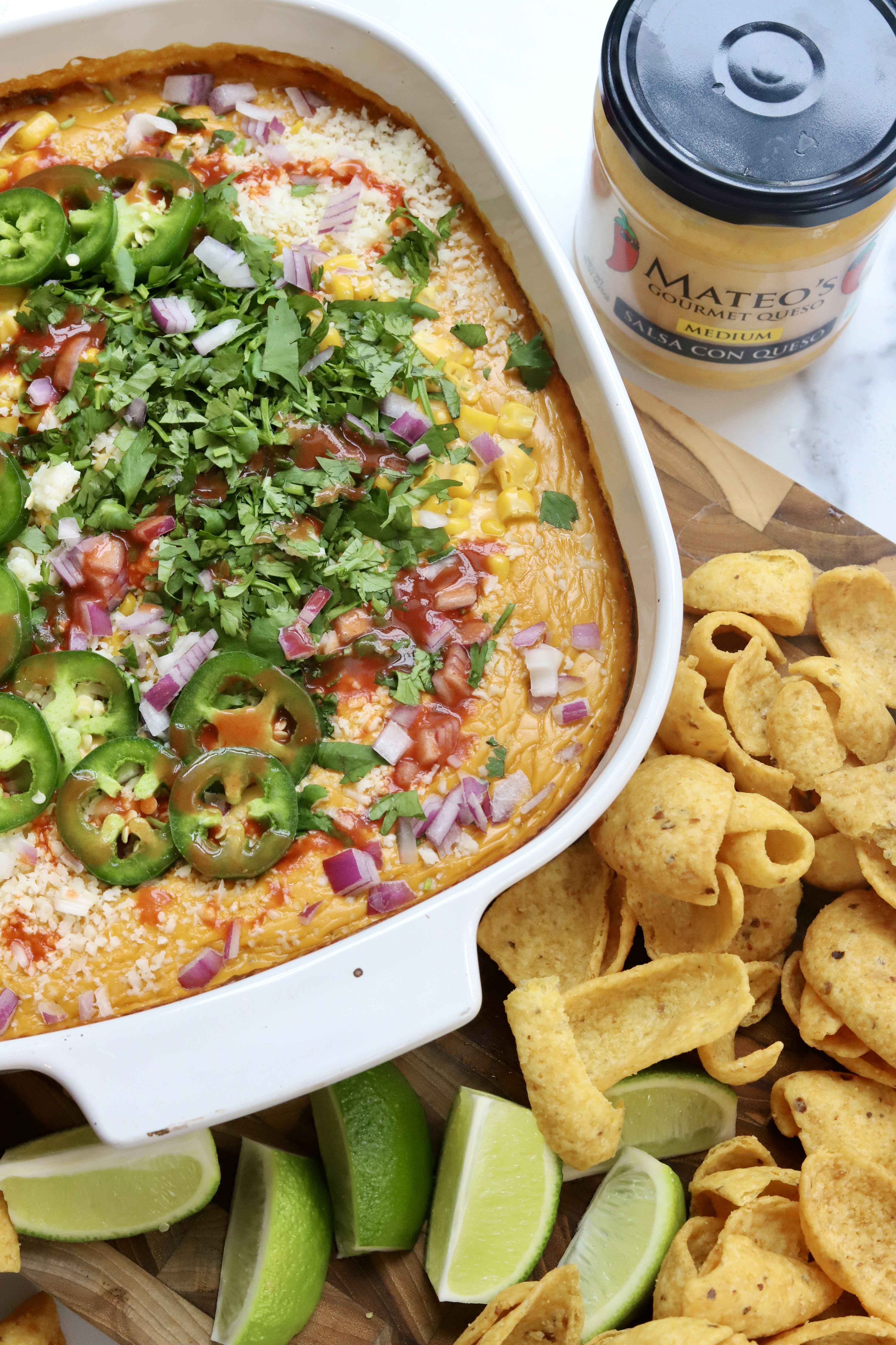 Street Corn Queso Dip