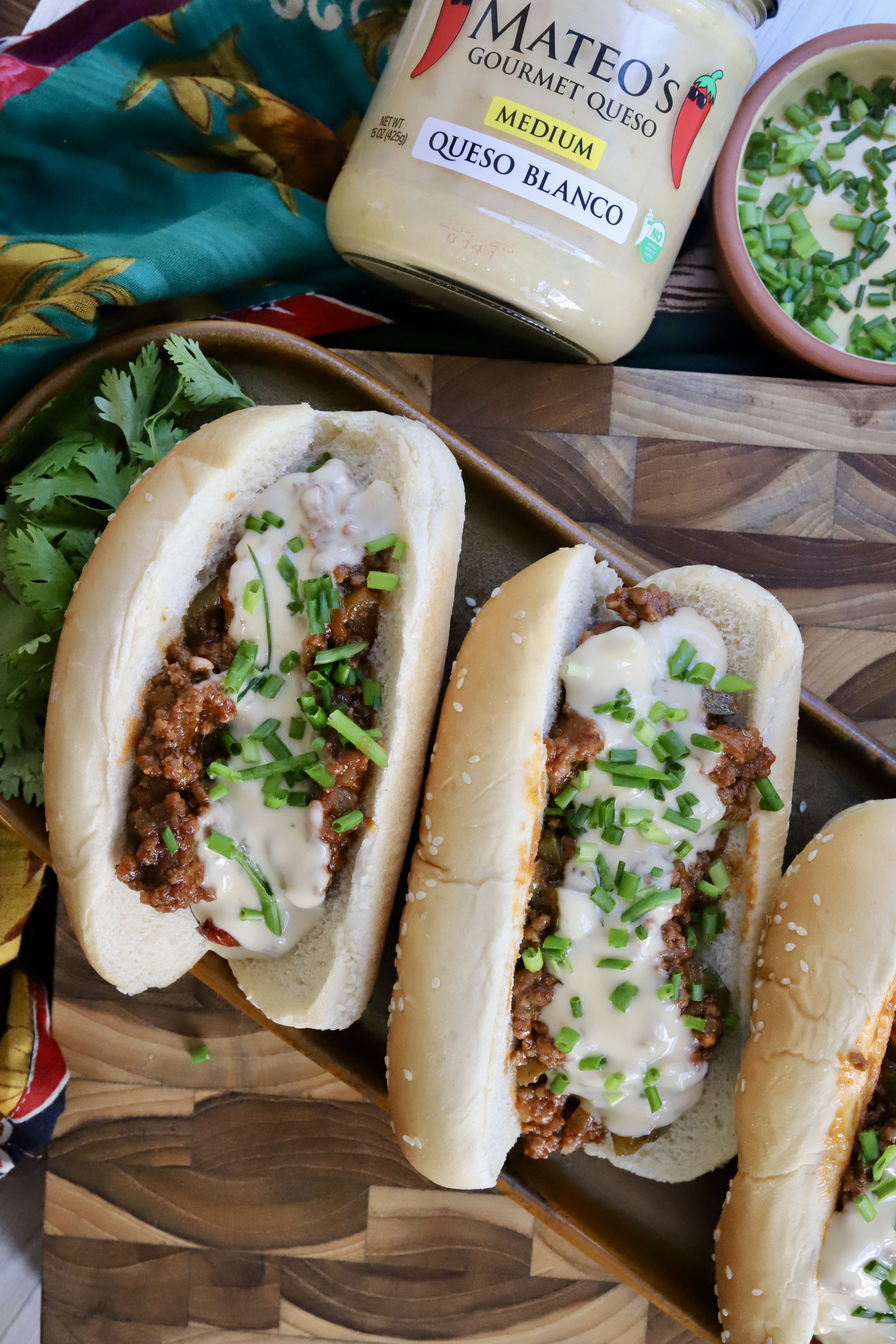 Queso Sloppy Dogs