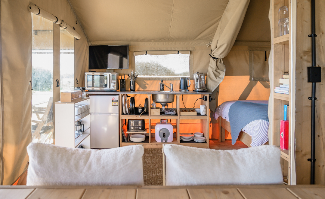 Deluxe Ocean View Safari Tent - No Ensuite
