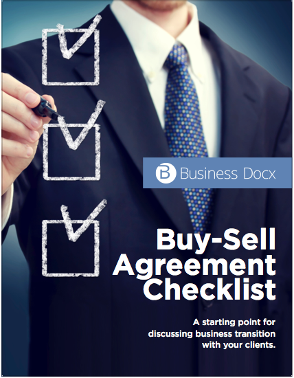 Bdx buy sell agreement checklist thumbnail