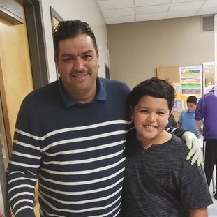 Father and Son Cooking Healthy