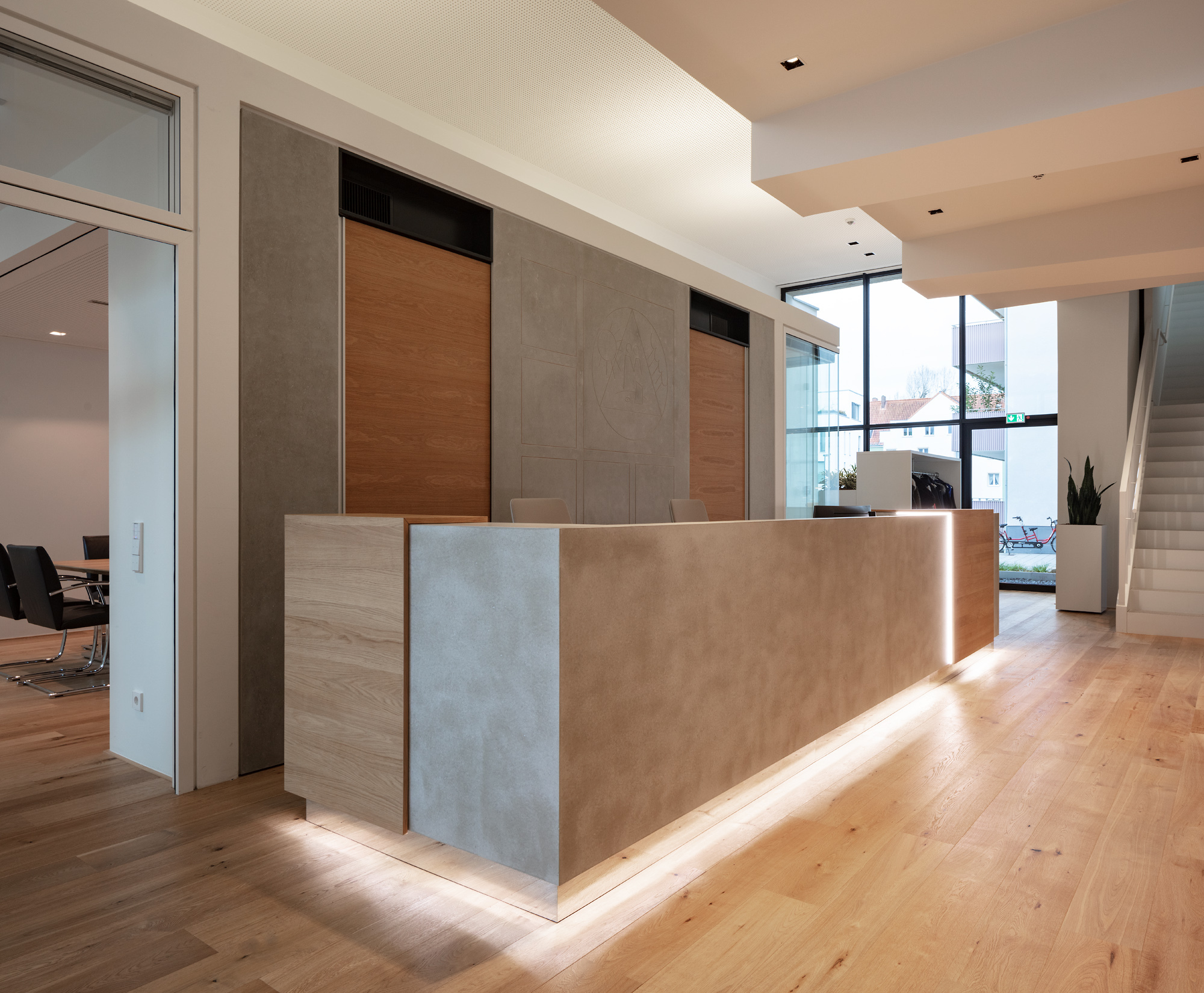 Empfang im Büro der Sülzer