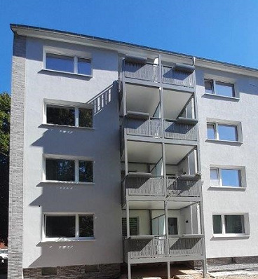 Rückansicht Balkone