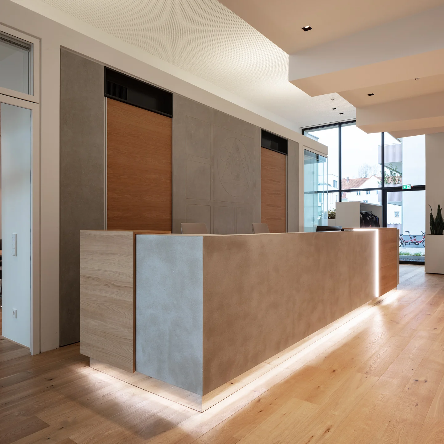 Empfangsraum Empfang im Büro der Sülzer