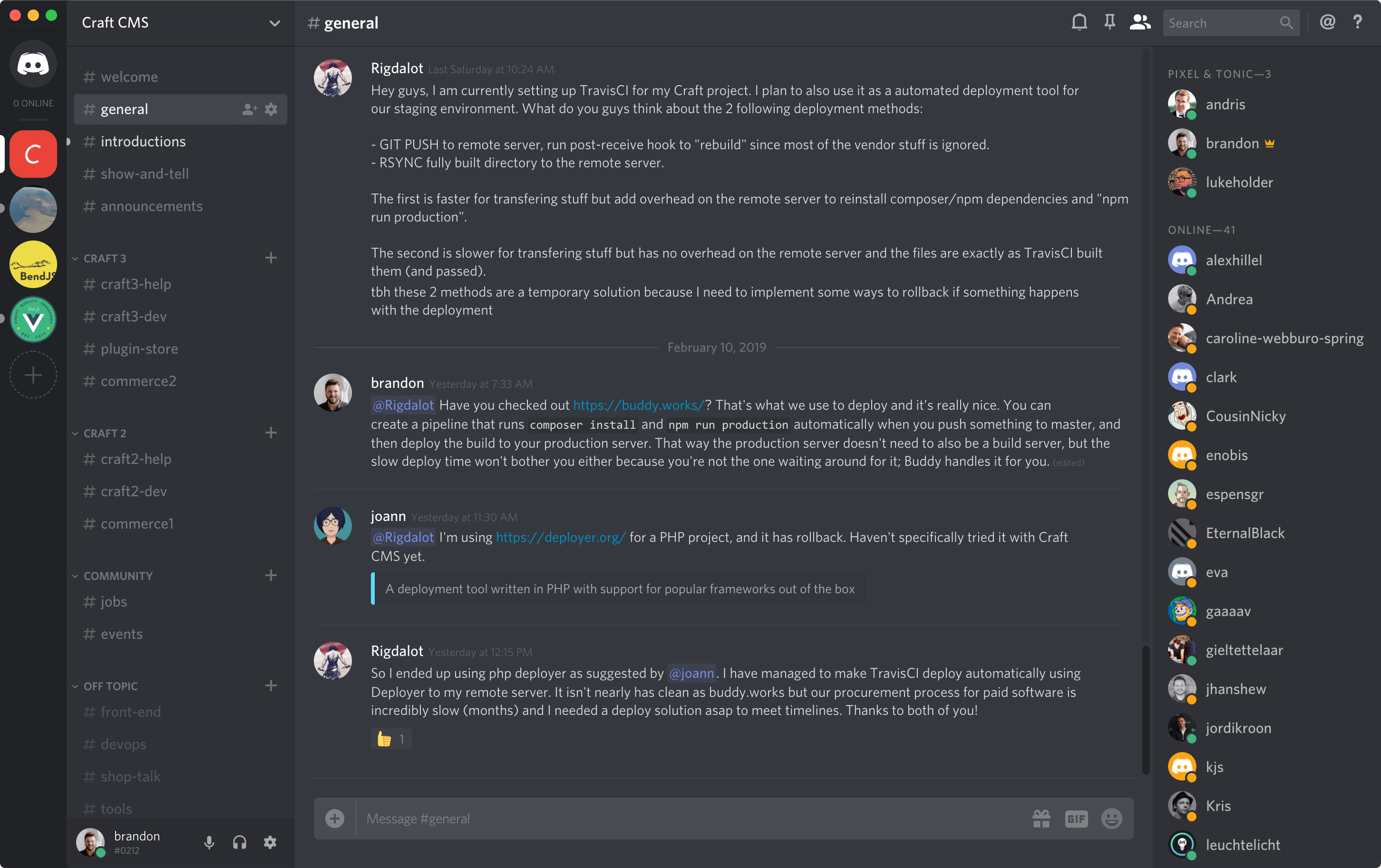 Join us on Discord | Craft CMS