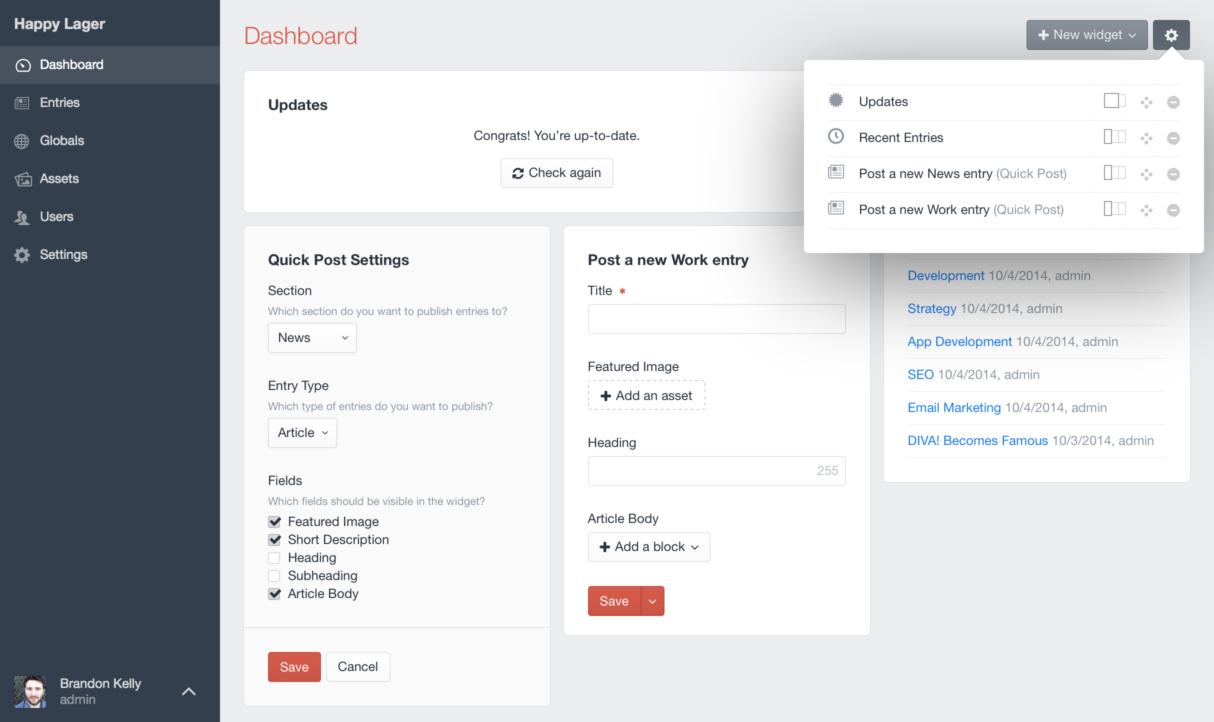 Craft 2.5 Released | Craft CMS