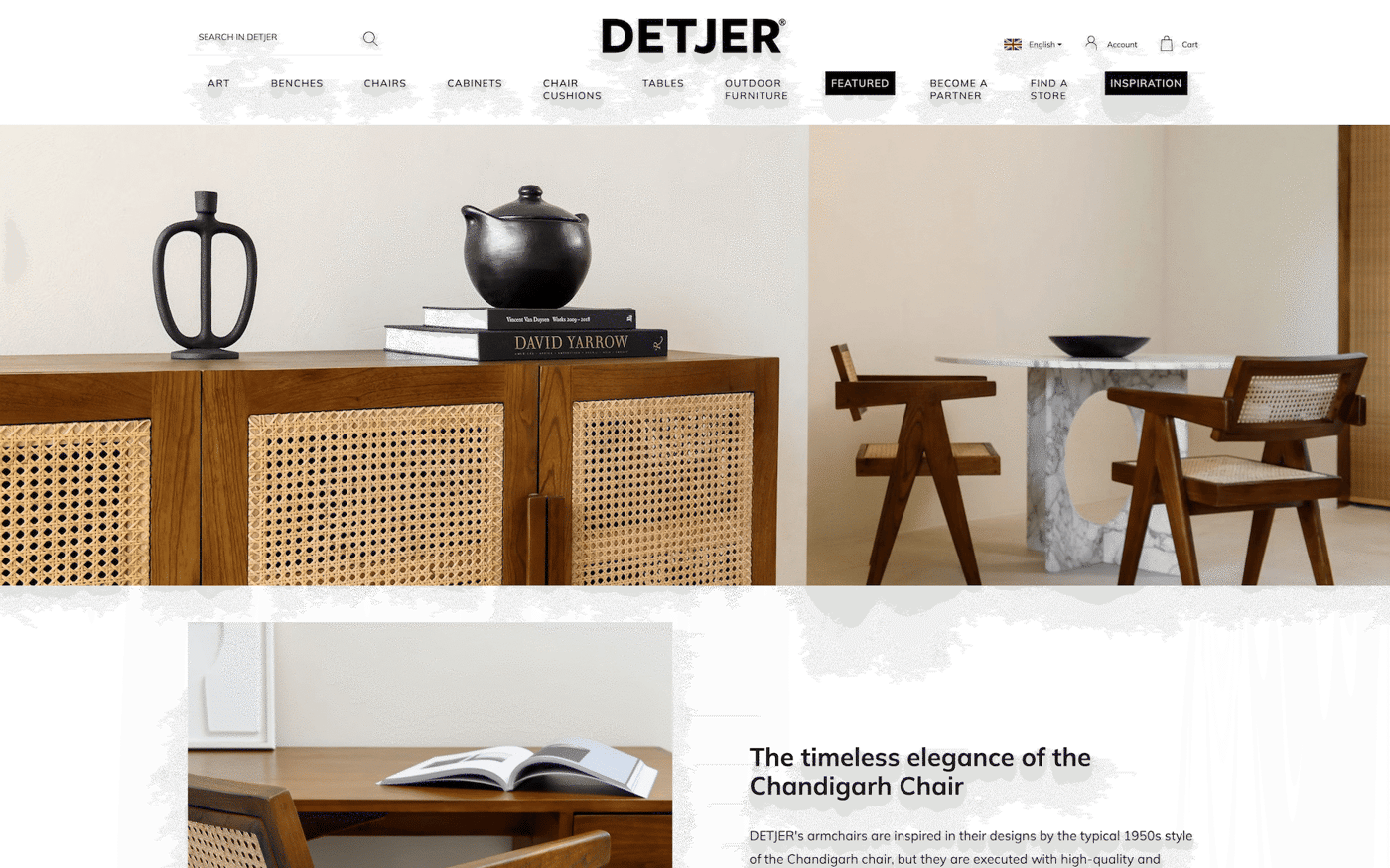 Detjer homepage