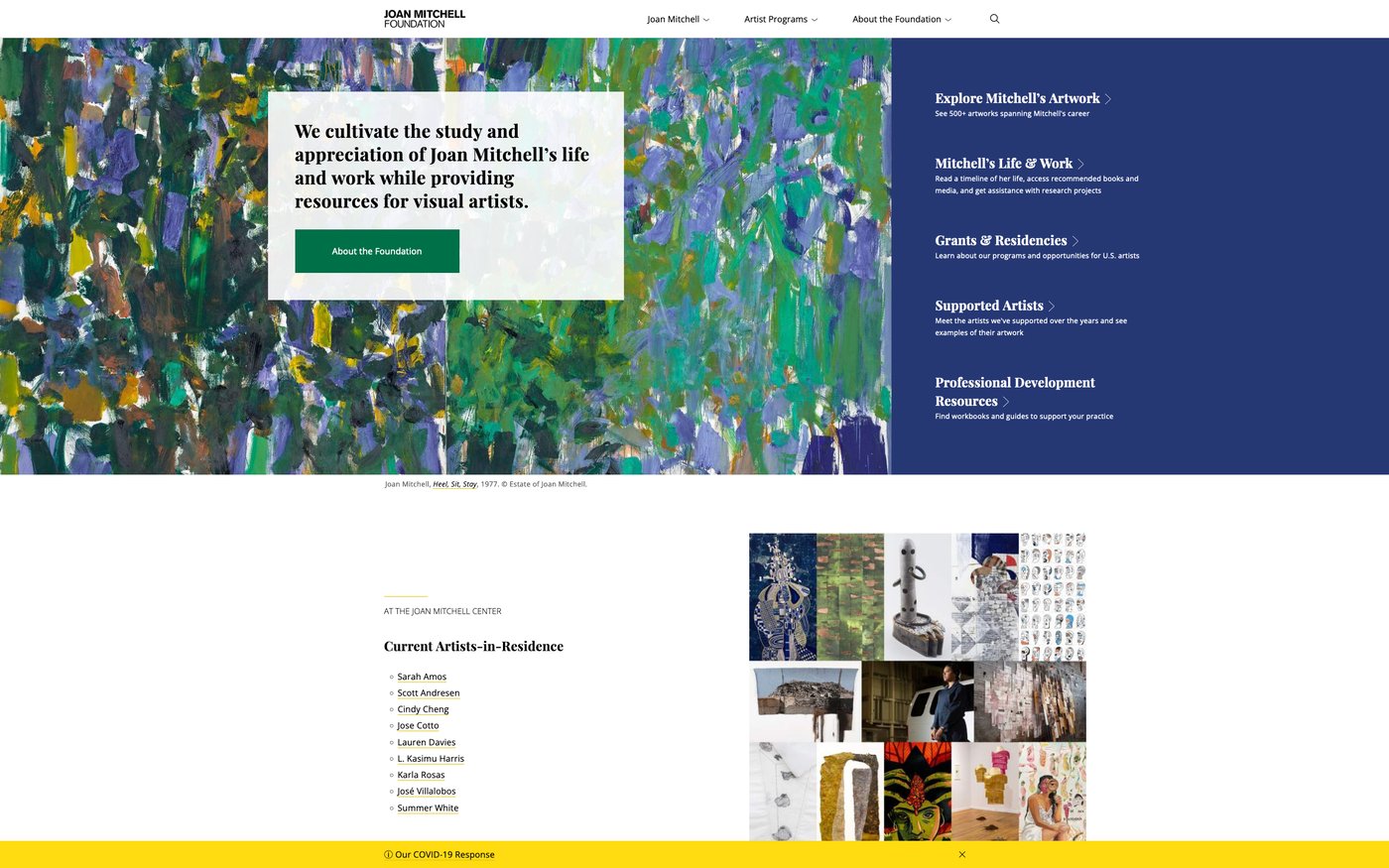 Joan Mitchell Foundation 1