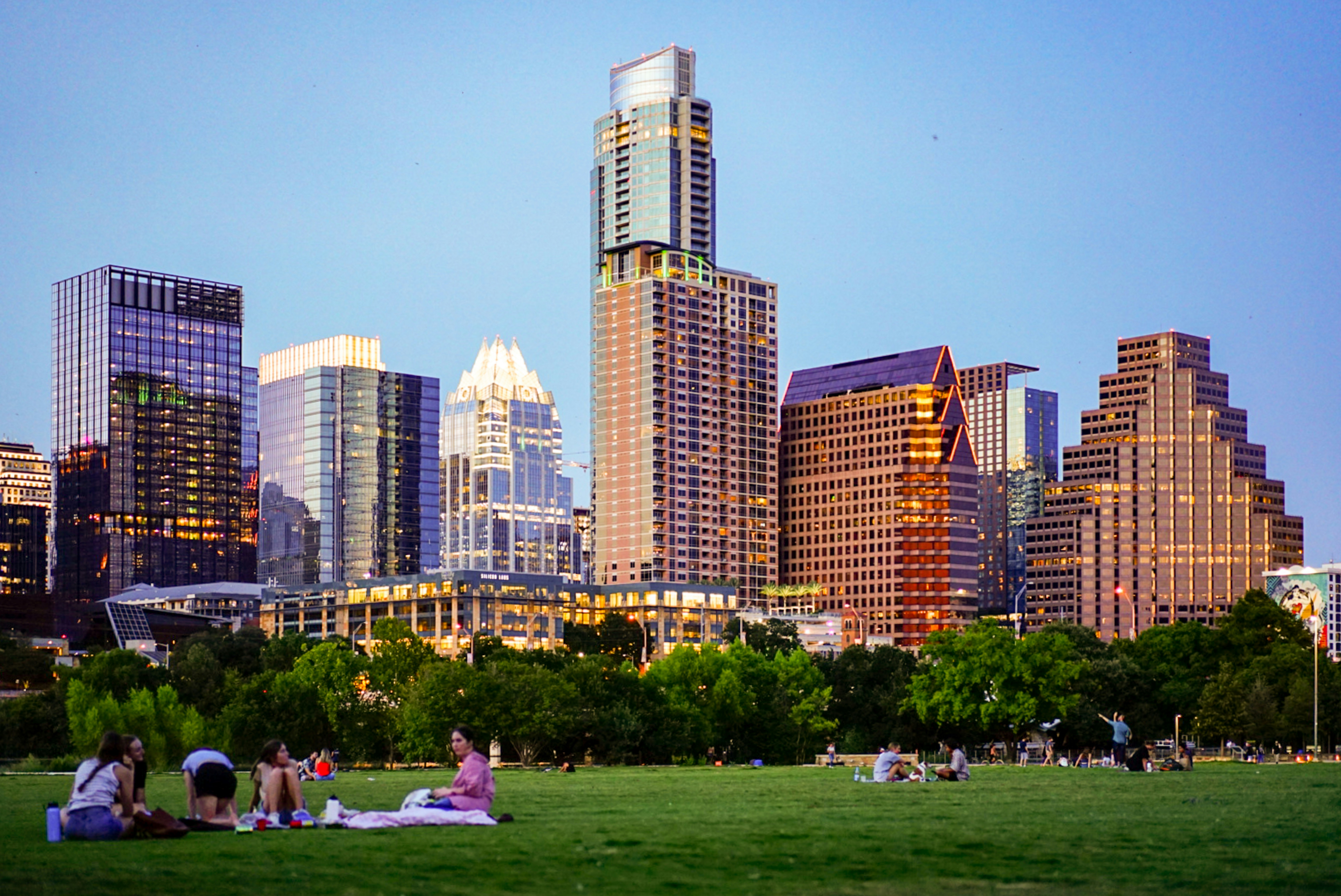 Austin park avond