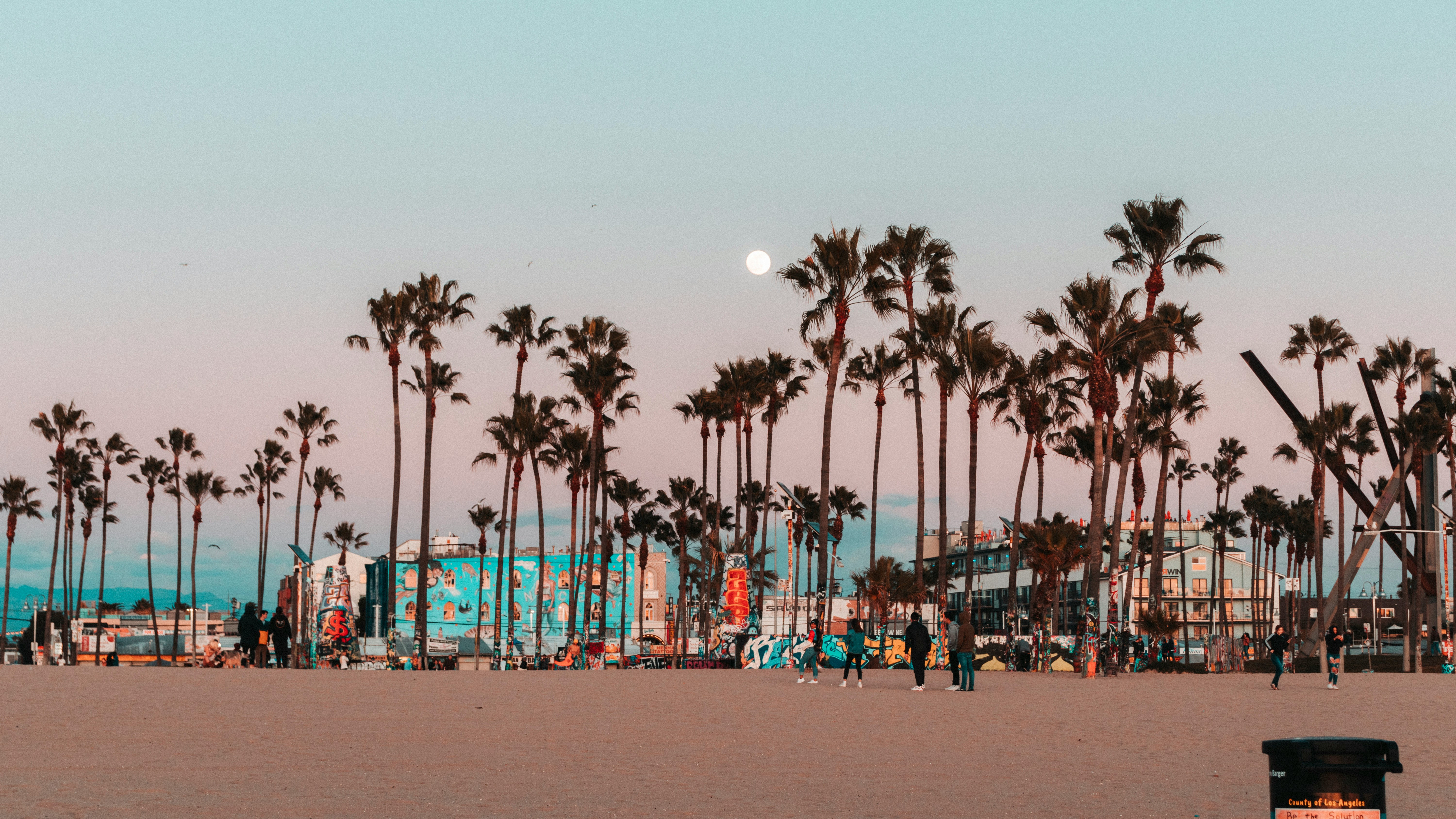 Los angeles santa monica beach