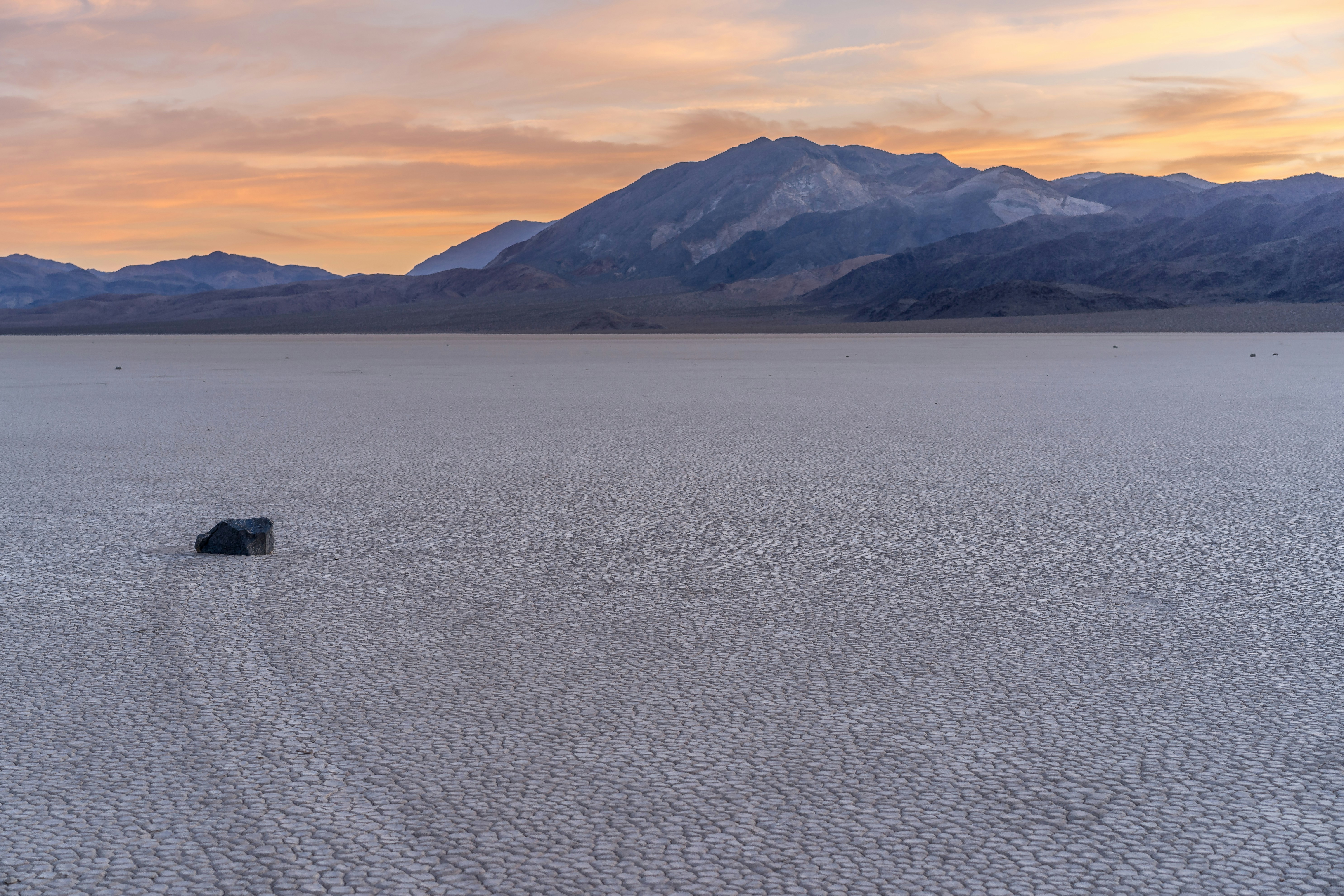 Death valley moving rocks