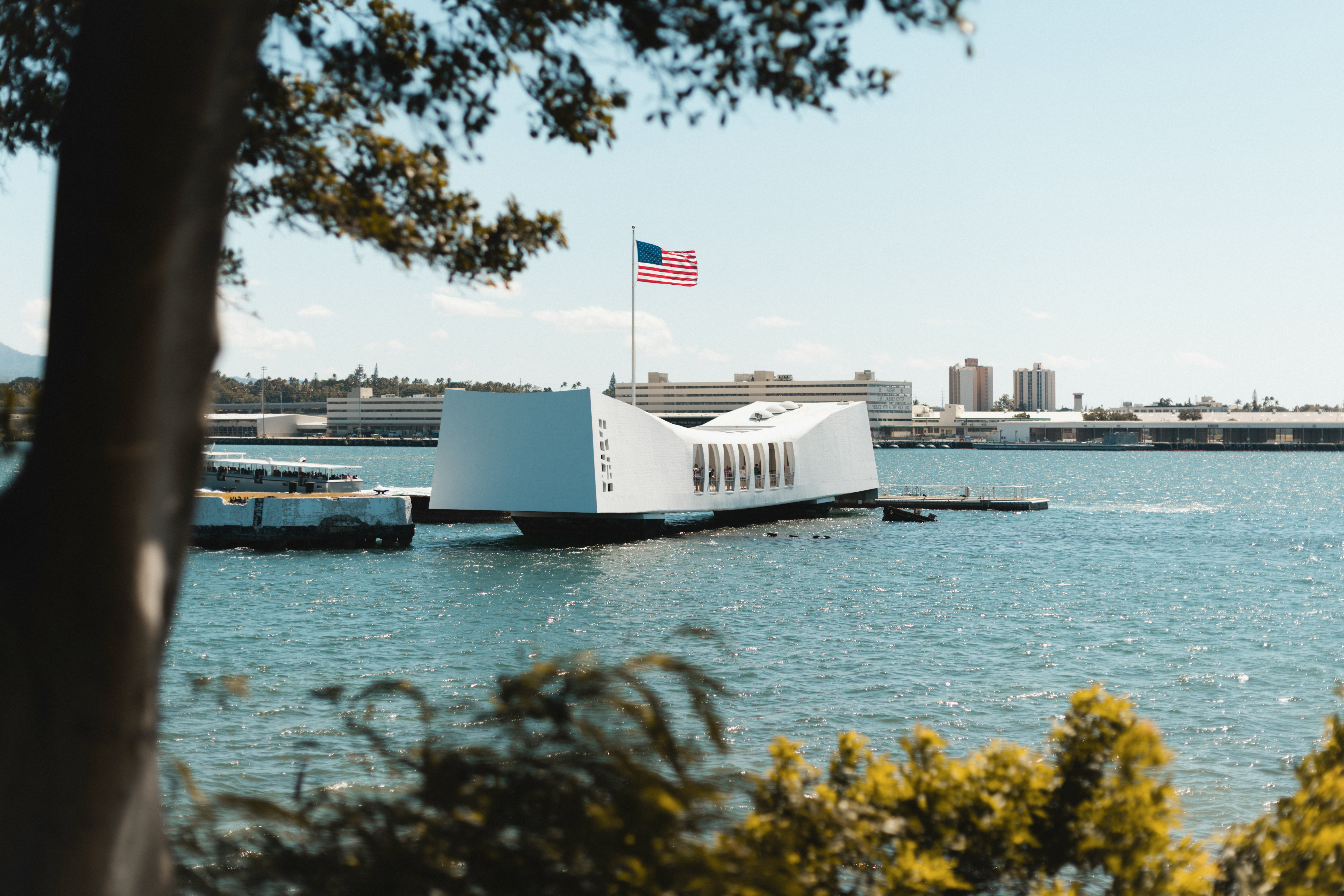 Oahu pearl harbor arizona memorial
