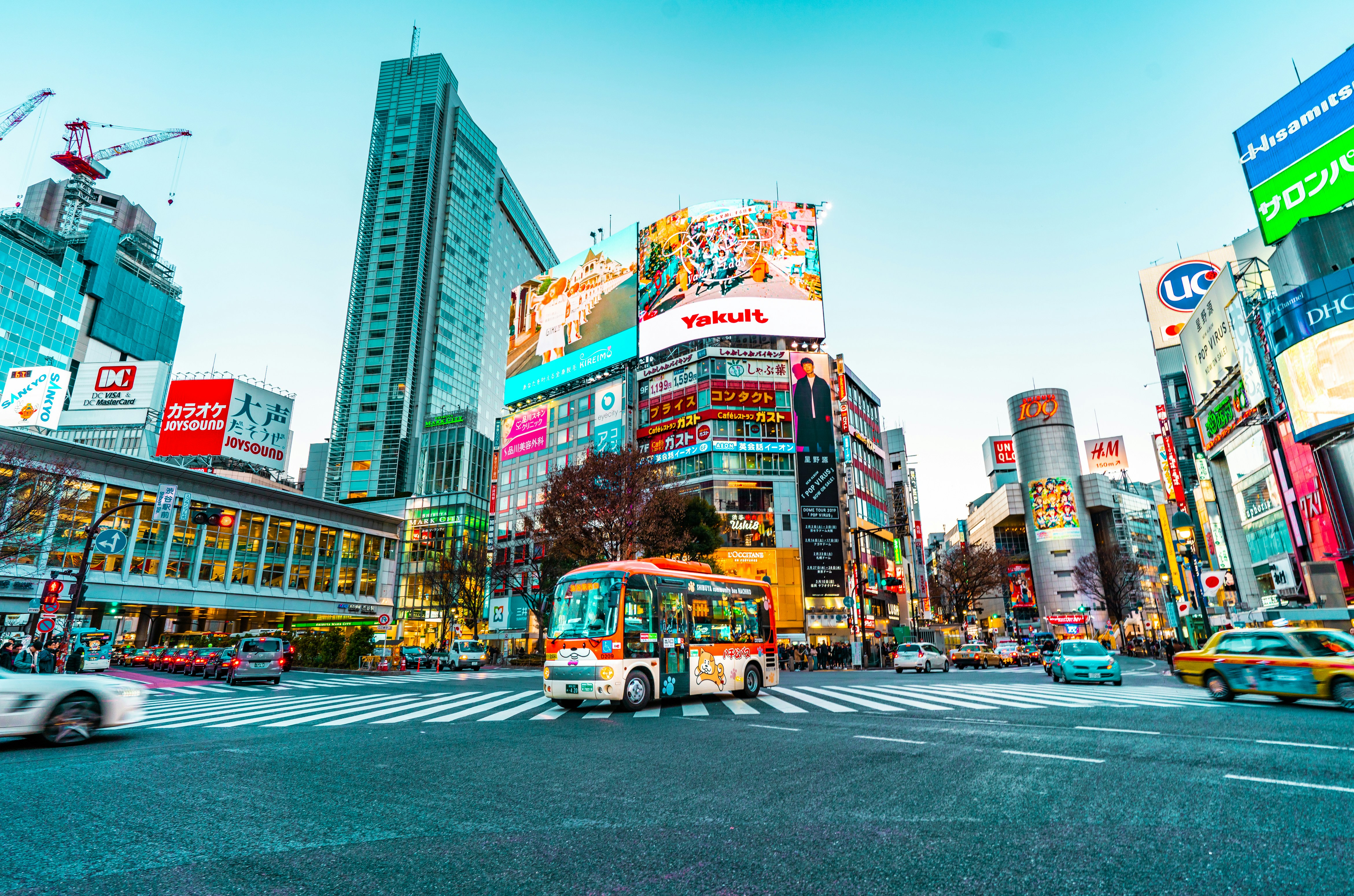 Japan tokyo shibuya crossing