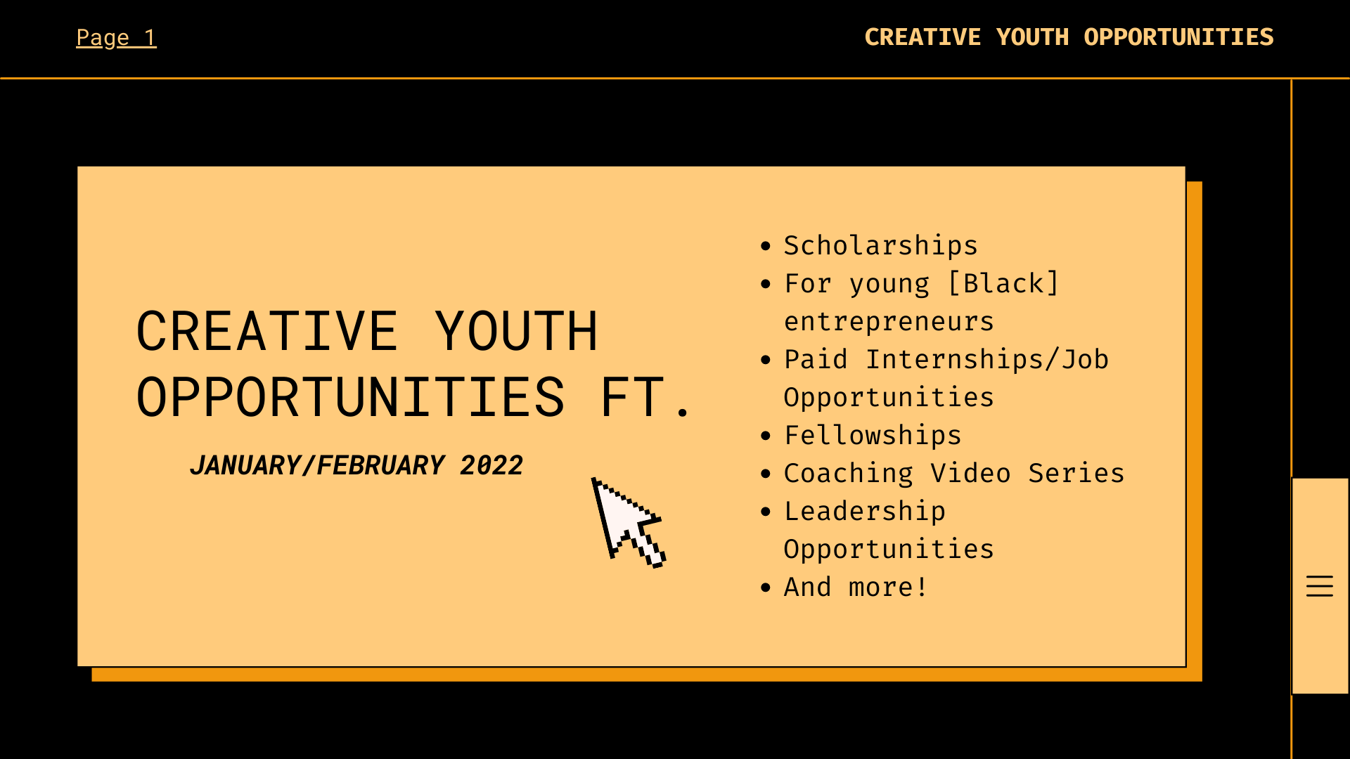 Creative Youth Opps