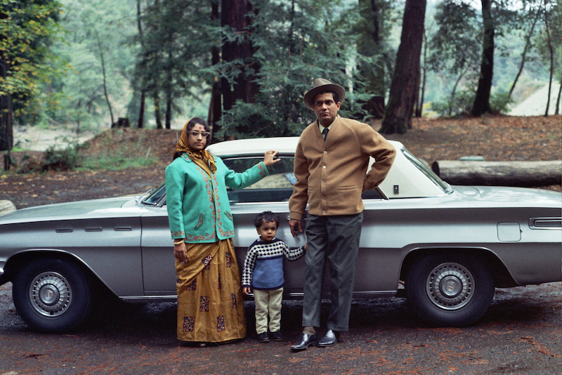 Bollywood 6 6 family with car 1970s