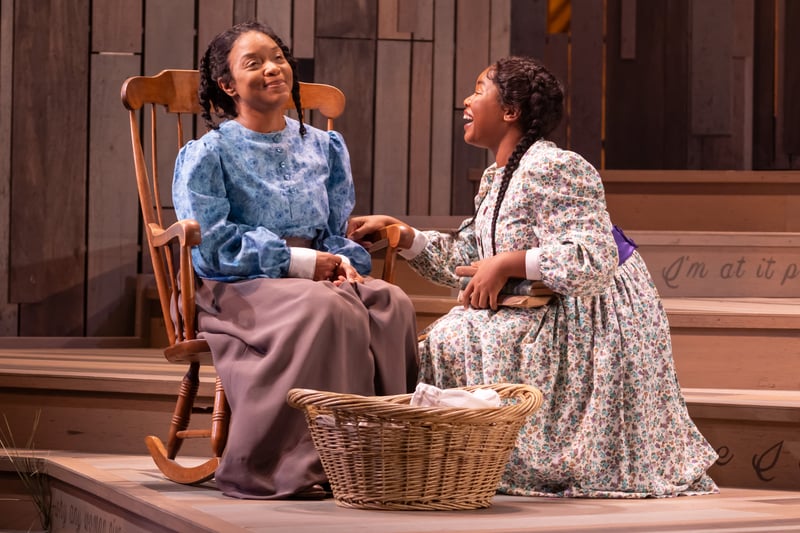 Angela Wildflower and Bri Woods in KC Reps 2025 production of The Color Purple Photo by Don Ipock