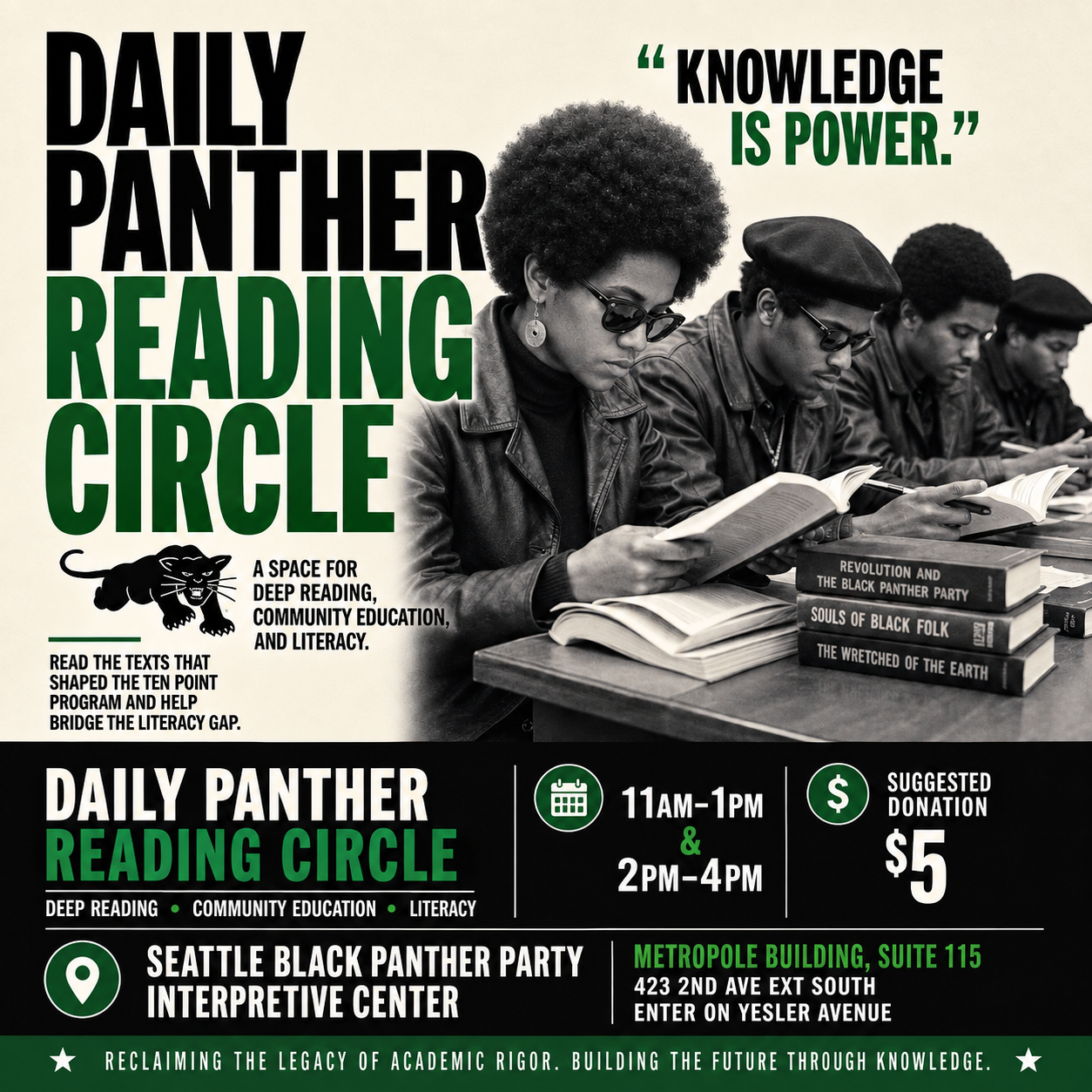 Daily Panther Reading Circle Aug 24th