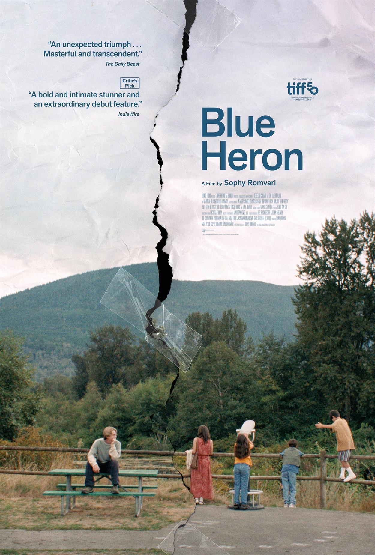 Blue heron no logo poster janus 27x40 tp r