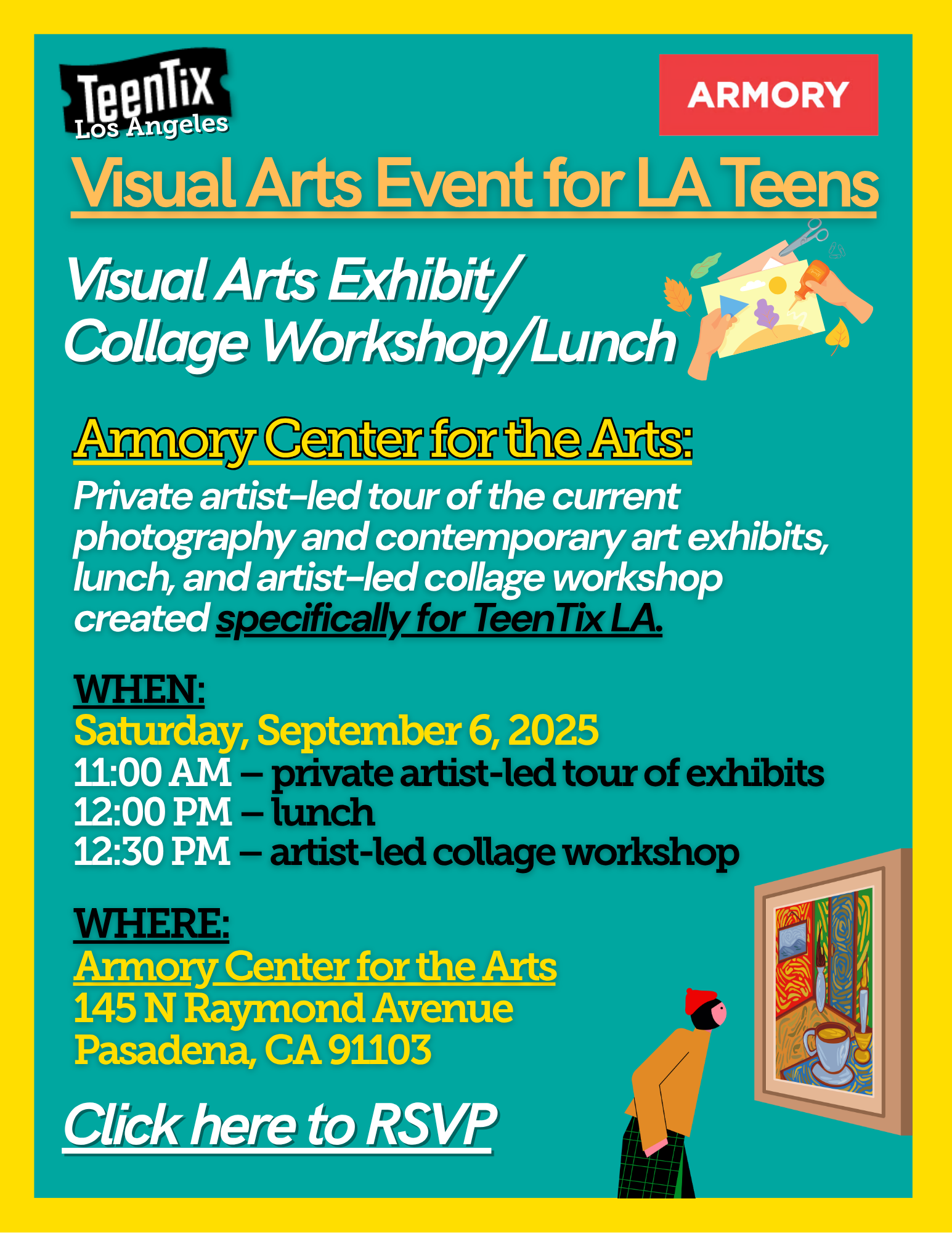 Armory x Teen Tix LA Flyer 1