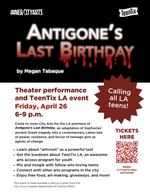 ALB Teen Tix flier